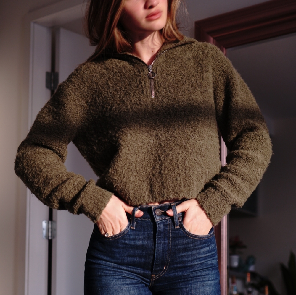 Green sweater